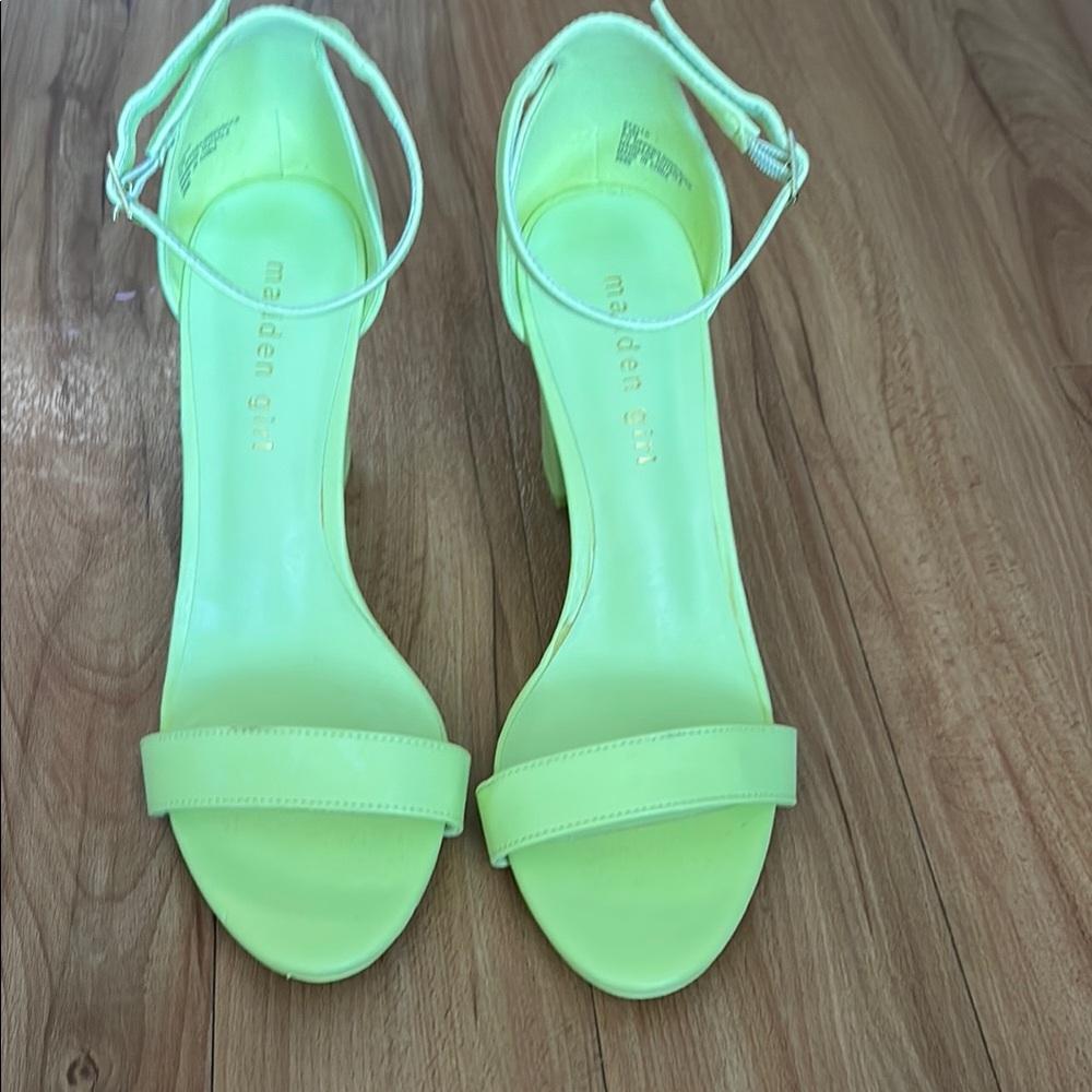 Madden Girl Women's Bright Lime Heels